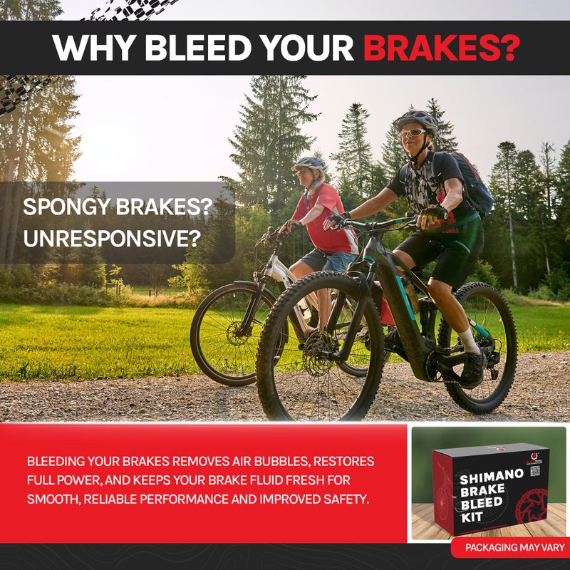 BleedZone Shimano Brake Bleed Kit with 60ml Mineral Oil - Hydraulic Brake Kit for Shimano Disc Brakes, Bike Brake Bleeder Kit, MTB Brake Bleed Kit, and Mineral Oil Brake Maintenance - Image 5